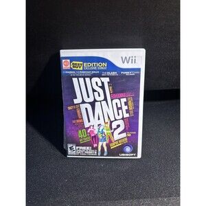Just Dance 2 Best Buy Edition Nintendo Wii Complete CIB with Manual Ubisoft